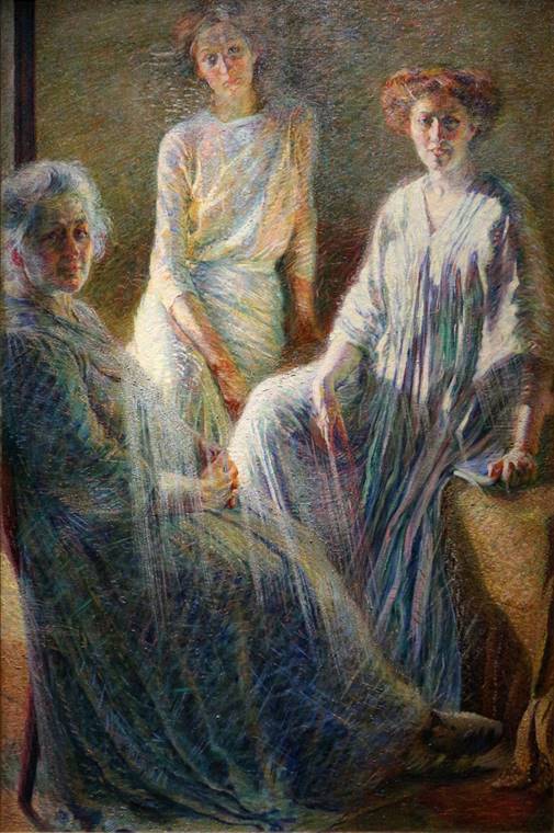 Umberto Boccioni, “Tres Damas”, 1910