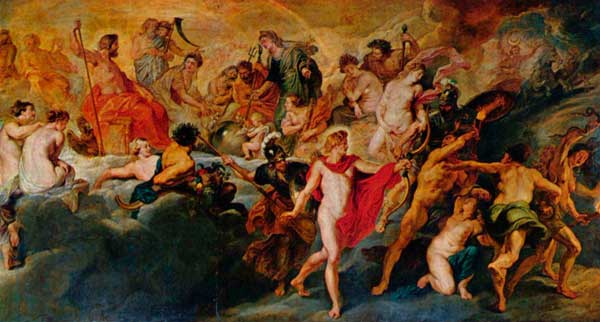 Reunión de los Dioses en el Olimpo. Rubens. 1636-38
